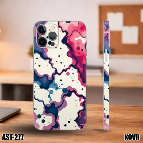 AST-277- Aesthetic Wavy Pattern Mobile Skin