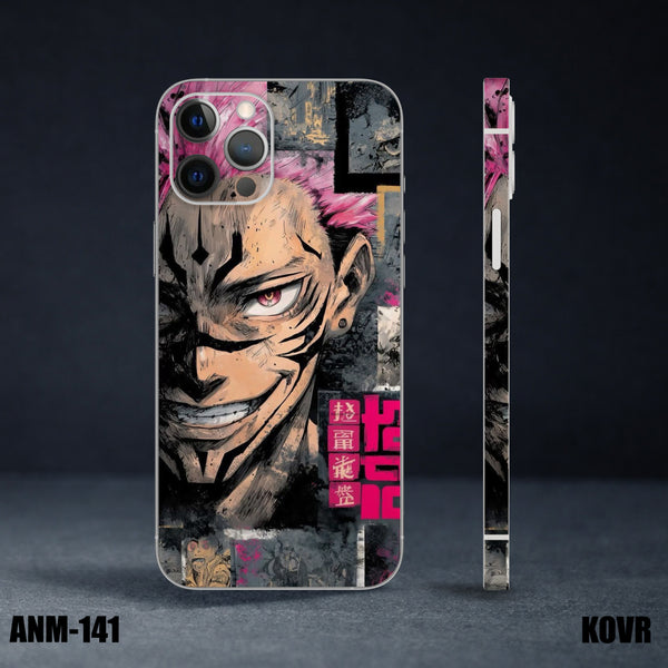 ANM-141-Ryomen Sukuna Close Up Mobile Skin