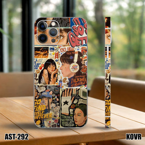 AST-292- Vintage & Artsy Mobile Skin