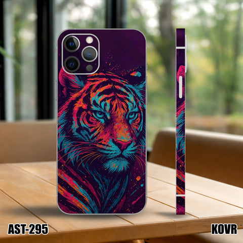 AST-295- Tiger Closeup Face Mobile Skin