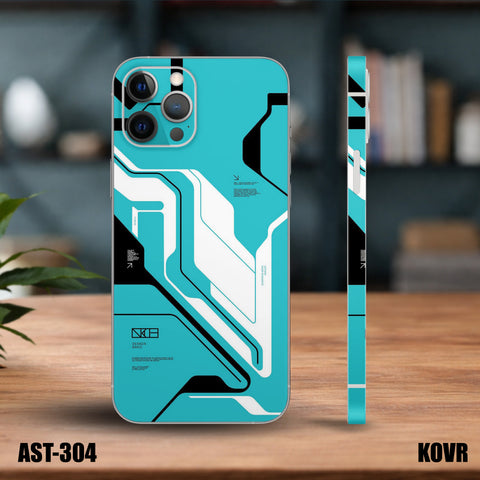 AST-304- Blue CyberPunk Mobile Skin