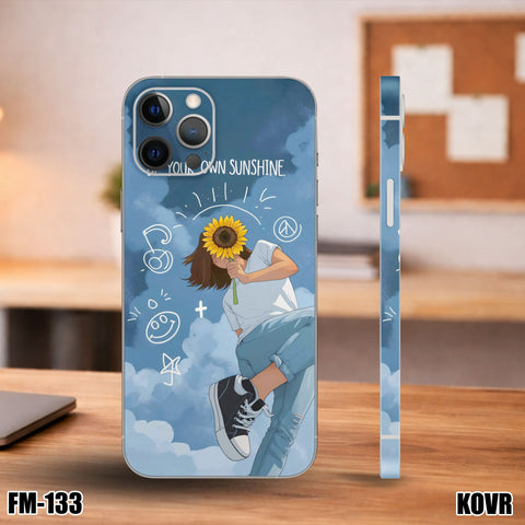 FM-133 -Sunflower Girl Mobile Skin