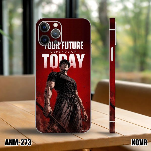 ANM-273 - Toji Motivational Quote Mobile Skin