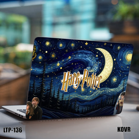 LTP-136- Harry Potter x Van Gogh Laptop Skin