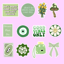 STK-119- Dream Plan Do, Green Stickers Pack