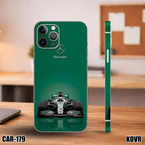 CAR-179 -Green Mercedes F1 Mobile Skin