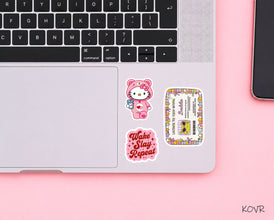 STK-101 - Pretty Savage Pink Girlie Sticker Collection