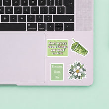 STK-119- Dream Plan Do, Green Stickers Pack