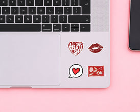 STK-114-  All You Need Is Love Red Stickers Collection