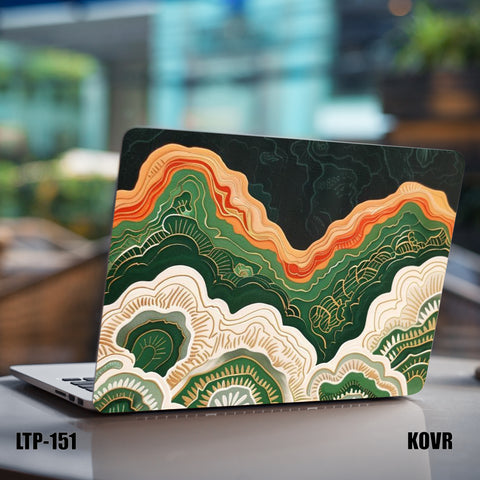 LTP-151- Topographic Earthy Laptop Skin