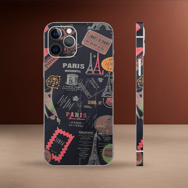 TRV-109 Paris Travel Dairy Mobile Skin