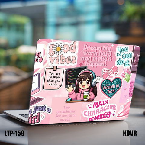 LTP-159- Good Vibes Laptop Skin