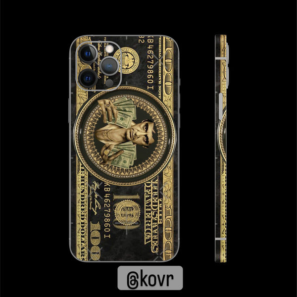 DLR-102- Golden Dollar mobile skin