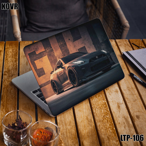 LTP-106- Nissan GTR Dark Laptop Skin