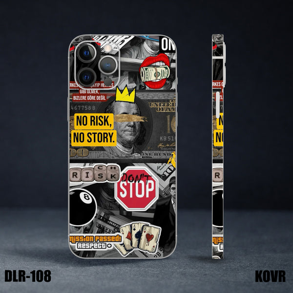 DLR-108- No Risk No Story Mobile Skin