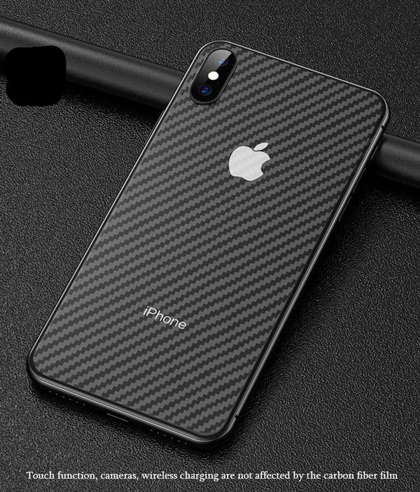 CBF-101- Black Carbon Fibre Premium Mobile skin