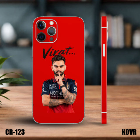 CR-123- Virat RCB Red Mobile Skin