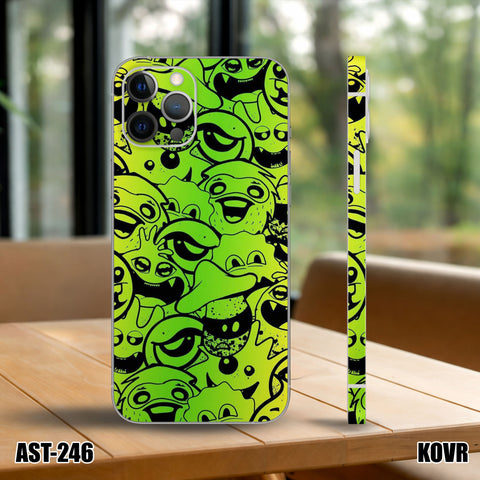 AST-246- Cool Cartoon Faces Mobile Skin