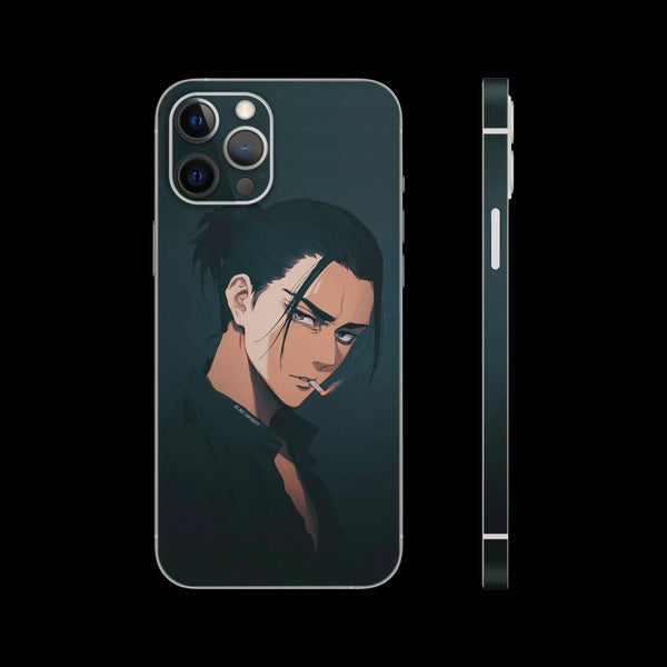 ANM-117-AOT Eren Yeager Mobile Skin – Dark Anime Style