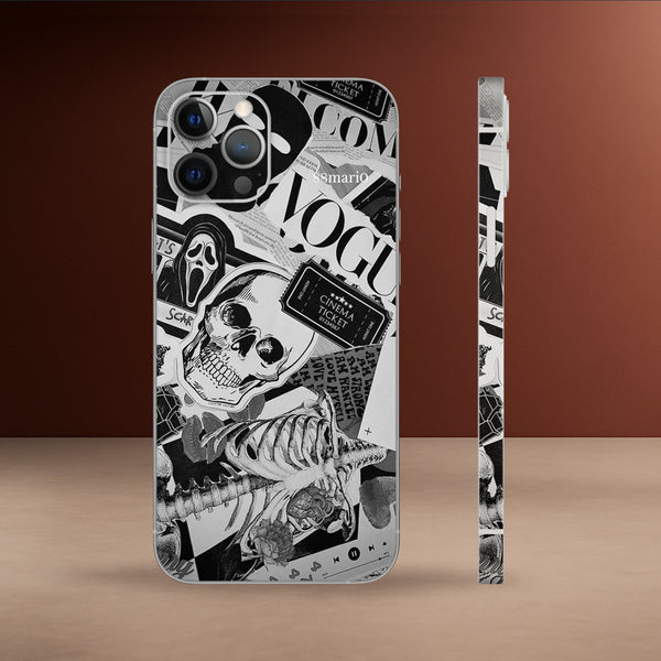 AST-113- Skeleton Collage Mobile Skin