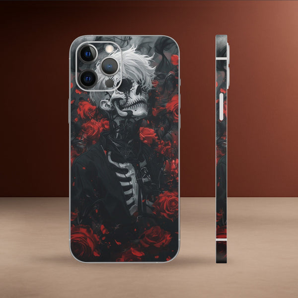 AST-101- Skeleton aesthetic mobile skin