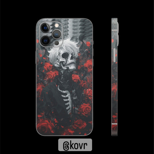 AST-101- Skeleton aesthetic mobile skin