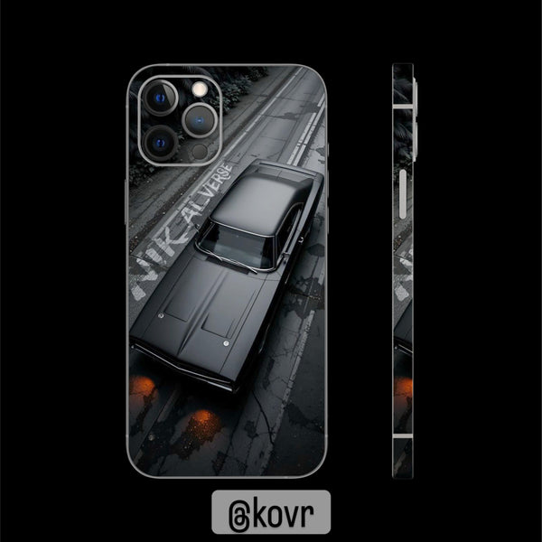 CAR-103- Black Aesthetic Car mobile skin
