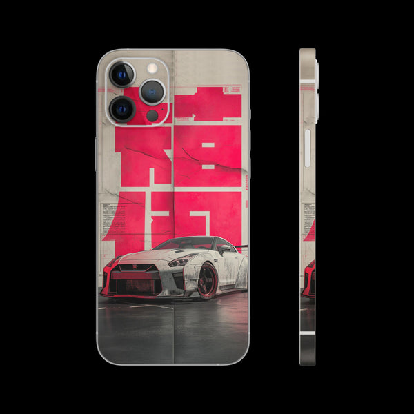 CAR-125-Street Samurai – White Nissan GTR JDM Skin