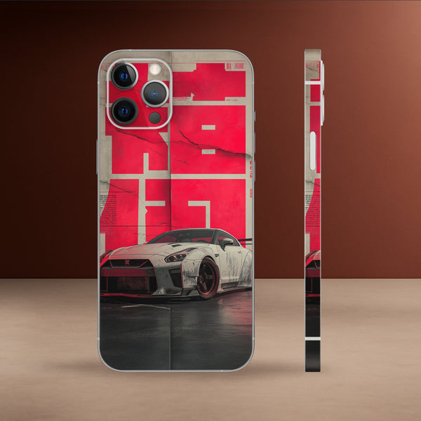 CAR-125-Street Samurai – White Nissan GTR JDM Skin