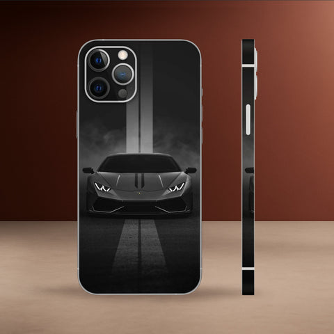 CAR-103- Stealth Huracán Front View Mobile Skin