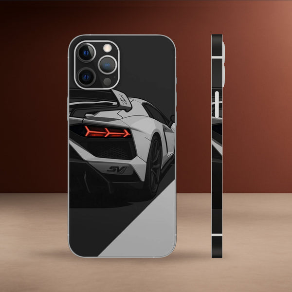 CAR-104-SVJ Supercar Rear View Mobile Skin