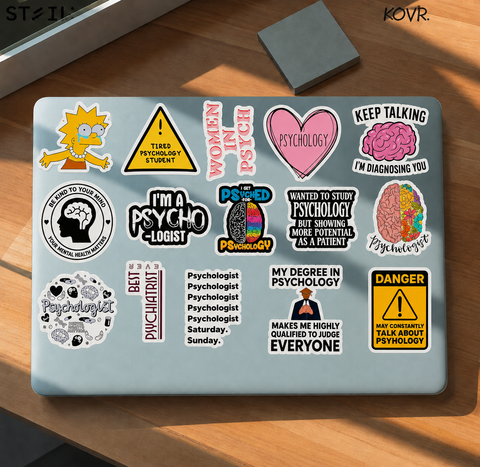 15 Psychologist Stickers Pack- STK-136