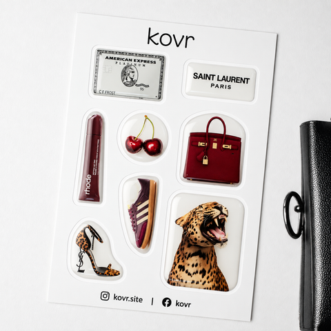 8 Aesthetic Fashion 3D Stickers-ST-103