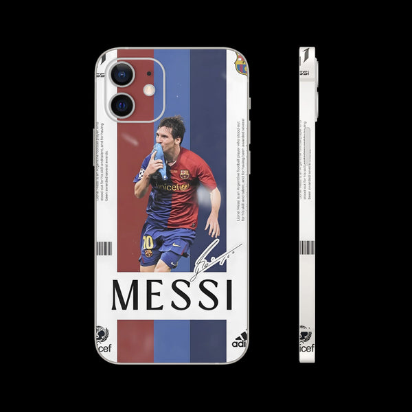 FTB-106- Lionel Messi Barca Mobile Skin – Retro Jersey Style