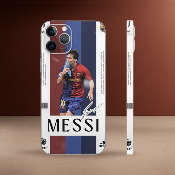 FTB-106- Lionel Messi Barca Mobile Skin – Retro Jersey Style