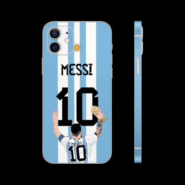 FTB-109- Lionel Messi Mobile Skin – World Champion Design