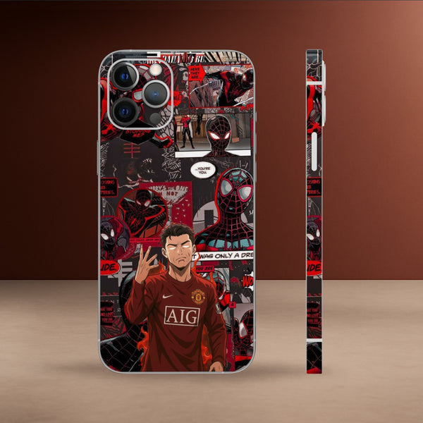 FTB-117- CR7 Art X Spider Man Collage Skin