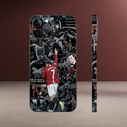 FTB-113- Ronaldo x Batman Collage Mobile Skin