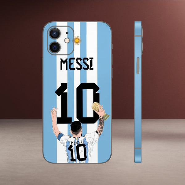 FTB-109- Lionel Messi Mobile Skin – World Champion Design