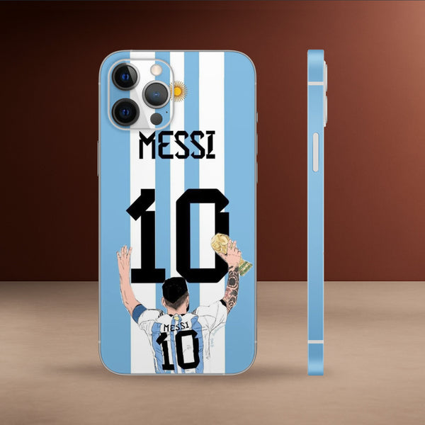 FTB-109- Lionel Messi Mobile Skin – World Champion Design