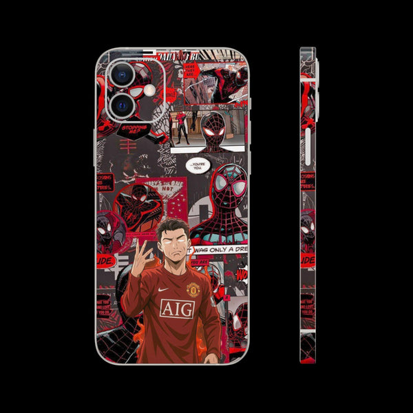 FTB-117- CR7 Art X Spider Man Collage Skin