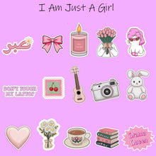 STK-110 -I Am Just A Girl Stickers Collection