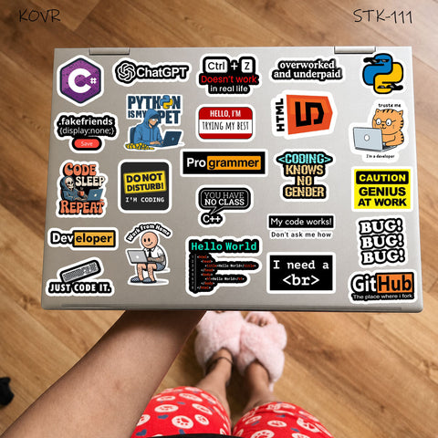 STK-111 -I Am Coder Sticker Collection