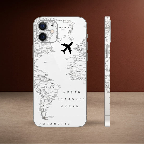 TRV-106- White Map Mobile Skin