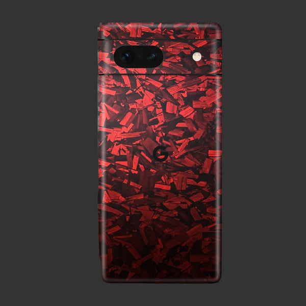 CBF-102 Red Forged Carbon Fibre Premium Skin